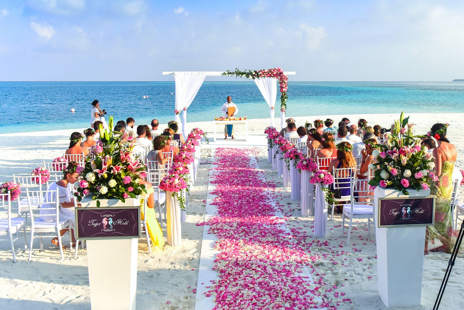 Tropical themed wedding in Kendwa, Zanzibar